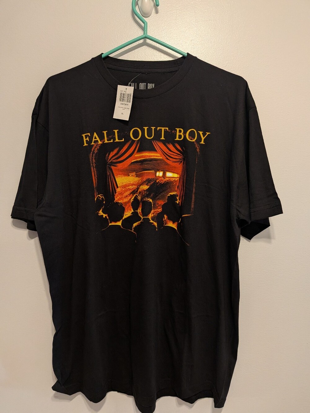 Fall Out Boy Black Graphic Short Sleeve Tee